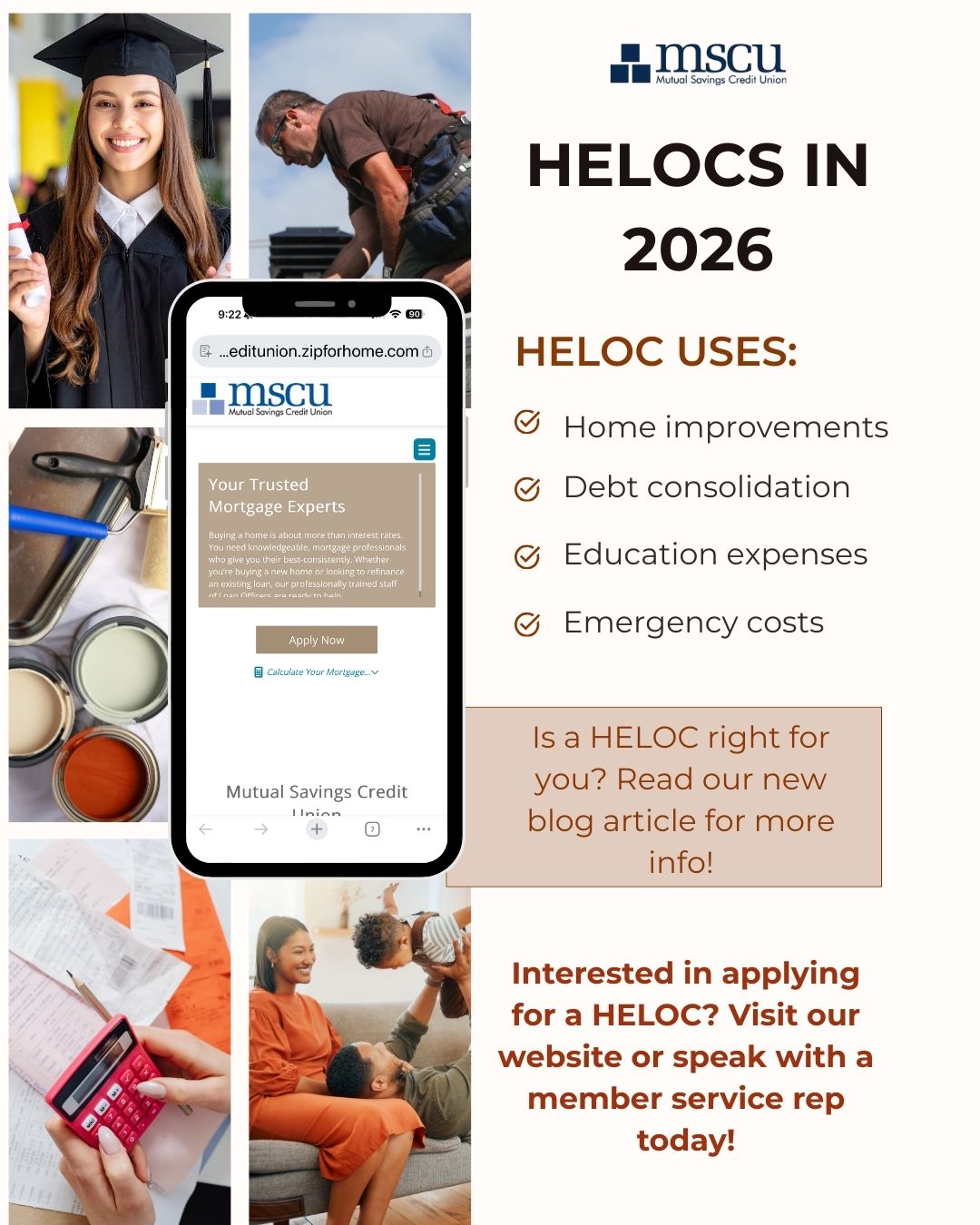 HELOC helps finance special projects